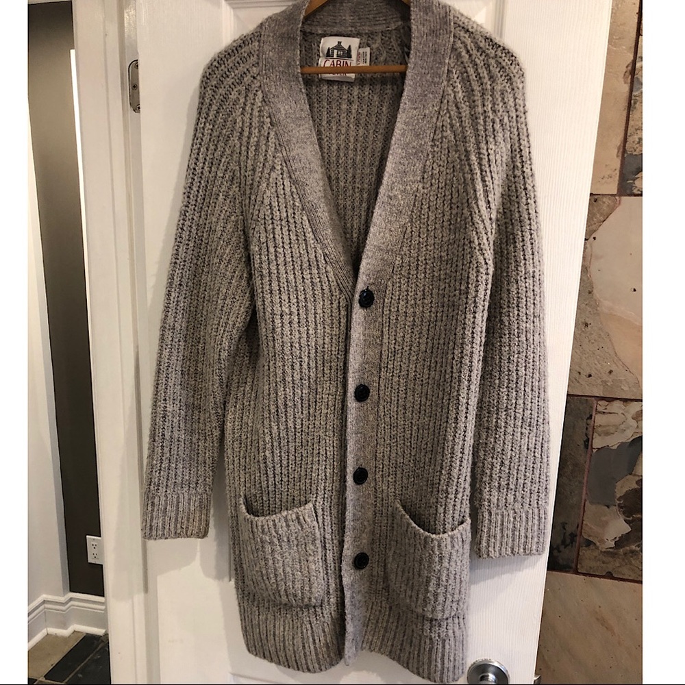 Long Grey Men’s Sweater